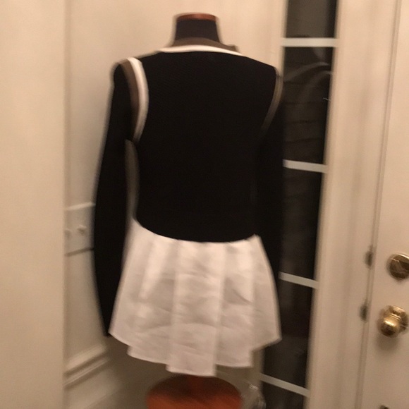 Veronica Beard Pipes & Shaw Mix Media Sweater - Picture 3 of 8